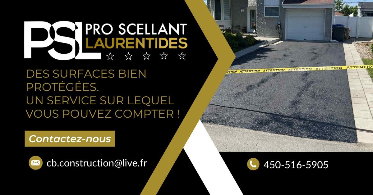 Bannière Pro Scellant Laurentides